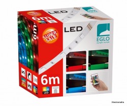 Kit fita de led STRIPE 6 mts RGB com comando Eglo 13533