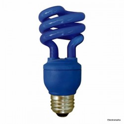 Lâmpada  fluorescente Economizadora 13W (65W) Espiral E27 Azul VIP 35733