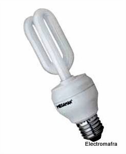 Lâmpada fluorescente economizadora  12V 11W E27 4000K MEGAM 12V11WE27