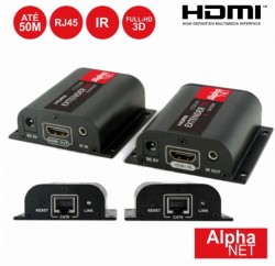 Receptor e transmissor HDMI via RJ45 cat 6 50Mt ALPHA CT373/9